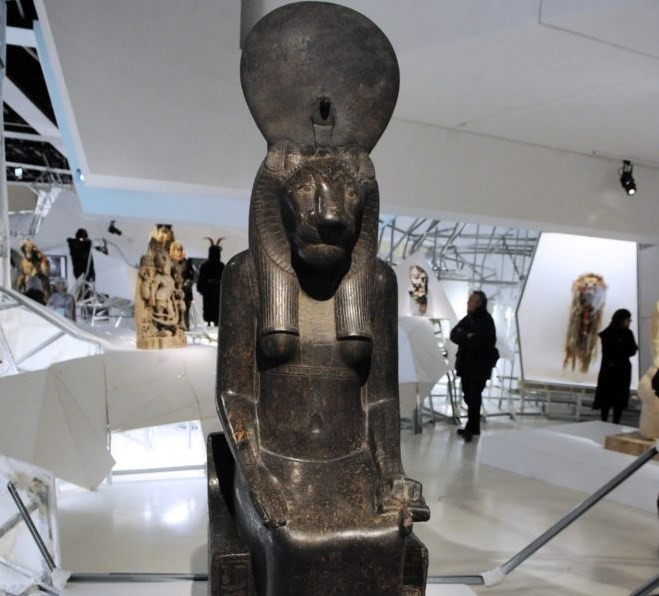 Picture 1 of Egypt discovered 27 more statues of the war goddess Sekhmet