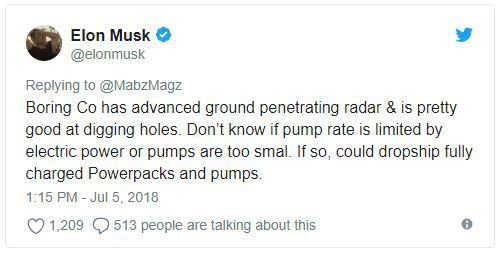 Picture 1 of Elon Musk sent experts to Thailand to find ways to help rescue the stranded team