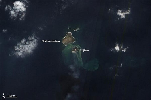 Picture 1 of Emerging newborn island in Japan can 'live long'