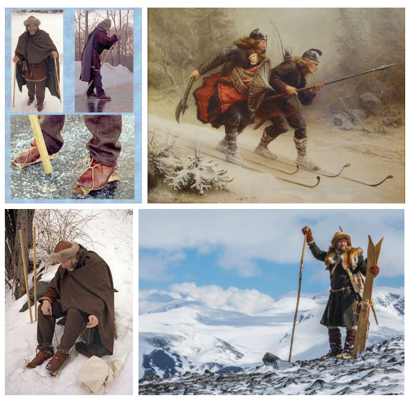 Picture 3 of Entertainment of the Vikings: To ski is also the most bloody history