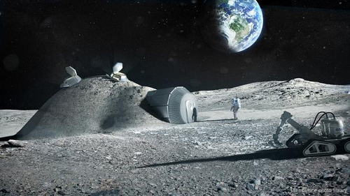 Picture 2 of Europe intends to build the village on the Moon