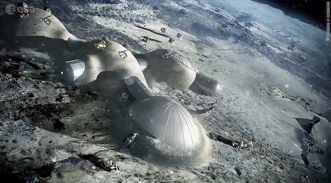 Europe wants to build a village on the Moon images 1