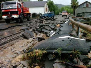 Picture 1 of Europe was hit by floods, 18 people were killed