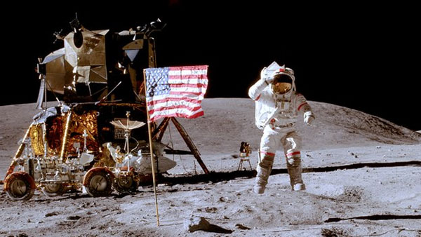 Picture 1 of Evidence of flags on the moon still exists