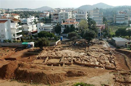Picture 1 of Excavation of ancient market in Athens