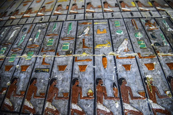 Picture 6 of Excavation of the 2 most exotic Egyptian tombs in history: after 4000 years, the paint is still new
