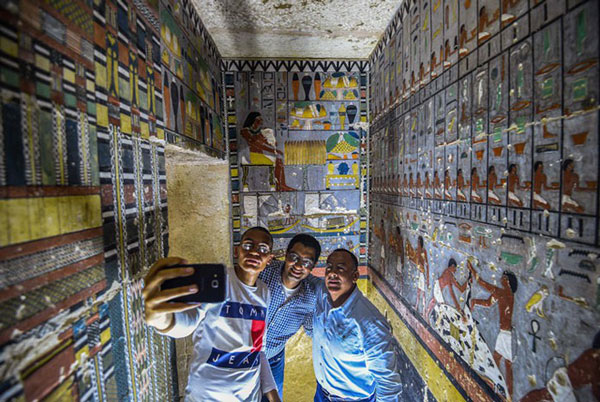 Picture 7 of Excavation of the 2 most exotic Egyptian tombs in history: after 4000 years, the paint is still new