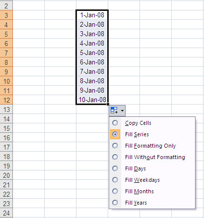 Picture 2 of Excel data entry faster