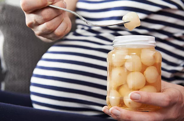 Picture 6 of Explain the science behind the pregnant woman's curious appetite