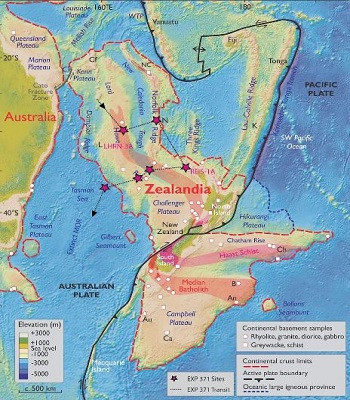Picture 1 of Explore the 5 million km2 continent submerged under the Pacific Ocean