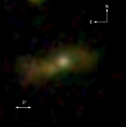 Picture 1 of Explore the monstrous Seyfert galaxy in space