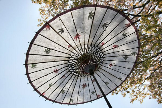 Picture 2 of Exquisite Japanese wagasa paper umbrella