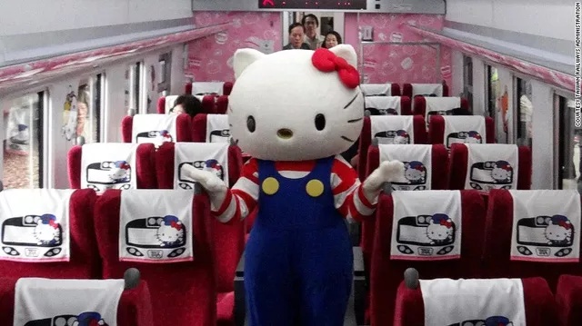 Picture 2 of Eye the Hello Kitty express train