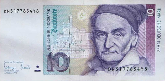 Picture 9 of Famous scientists are printed on money