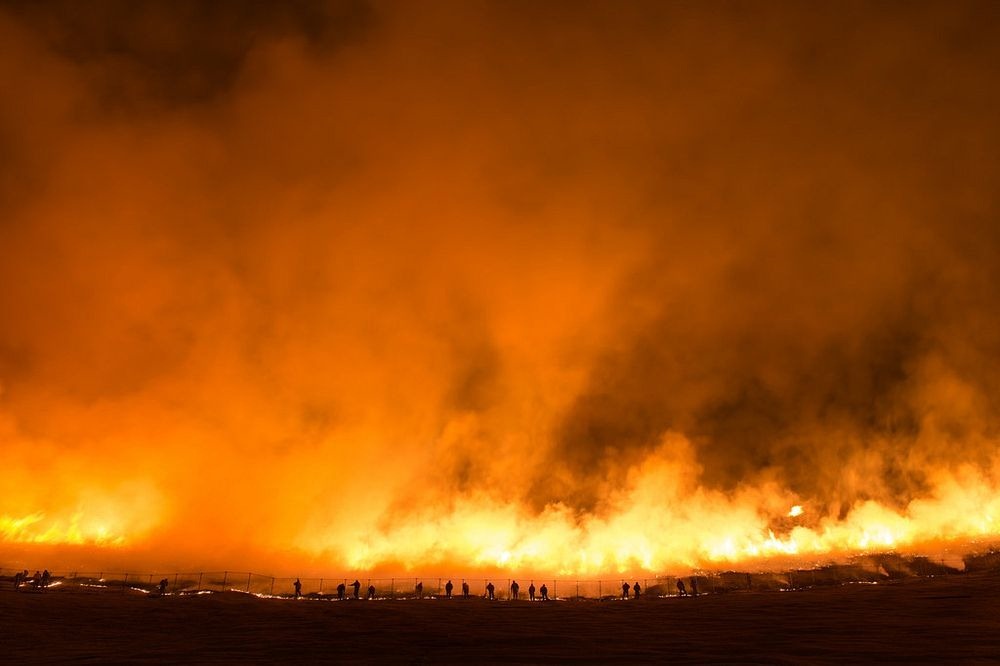 Picture 7 of Festival of burning a whole mountain in Japan