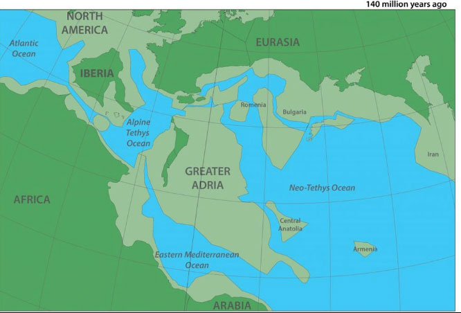 Picture 1 of Find the 'lost' ancient continent ... located below Europe