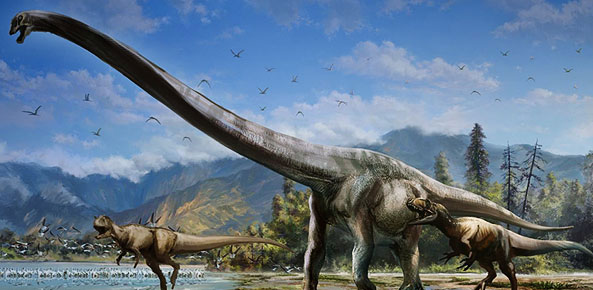 dinosaurs that have long necks