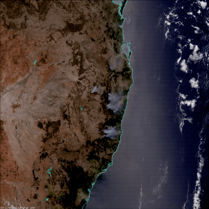 Picture 3 of Fire in Australia seen from space