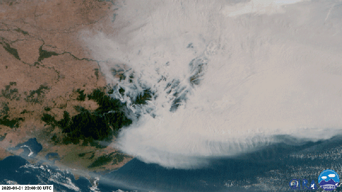 Picture 5 of Fire in Australia seen from space