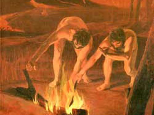 Picture 1 of Fire was discovered late in Europe