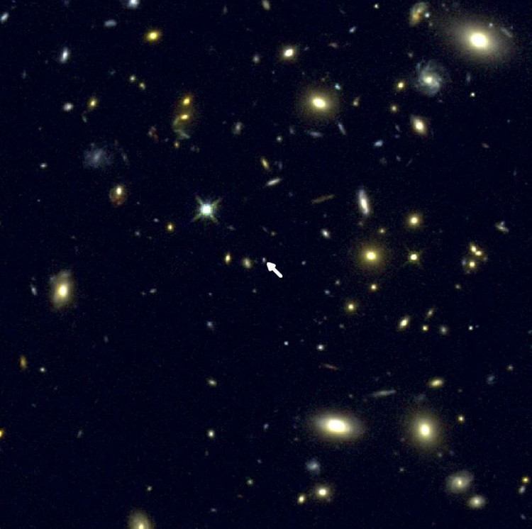 Picture 1 of First calculate the exact amount of oxygen in a distant galaxy