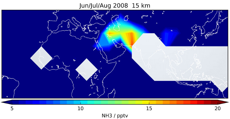 Picture 3 of First discovered ammonia gas in the troposphere