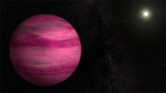 Picture 1 of First discovered pink planet