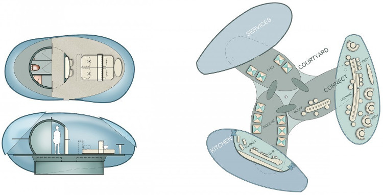 Picture 5 of 'Flight hotel' helps visitors visit anywhere