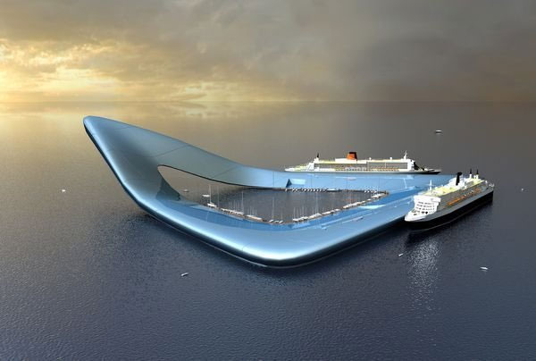 Picture 5 of Floating buildings 'floating' of the future