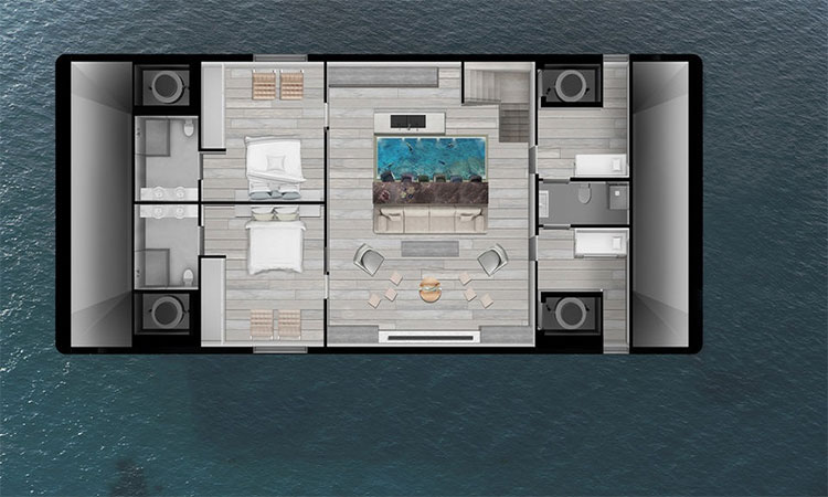 Floating houses on the sea can resist strong storms of level 4 images 3