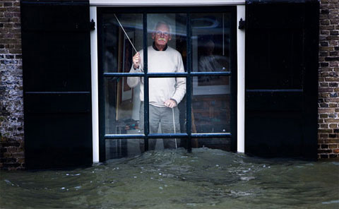 Picture 2 of Flood threatens the Netherlands