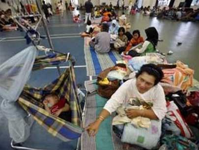 Picture 1 of Floods raging in Malaysia