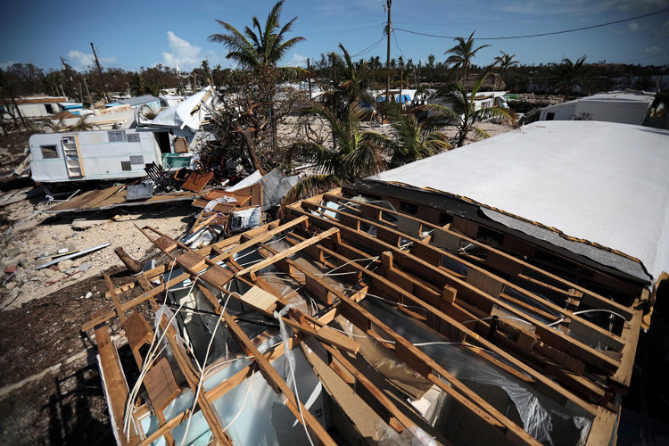 Picture 17 of Florida after super typhoon century Irma: Dark, flooding and ruin
