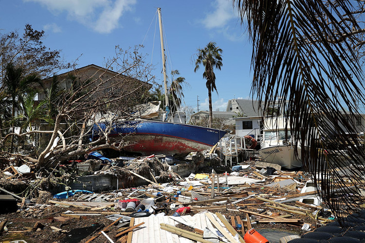 Picture 19 of Florida after super typhoon century Irma: Dark, flooding and ruin