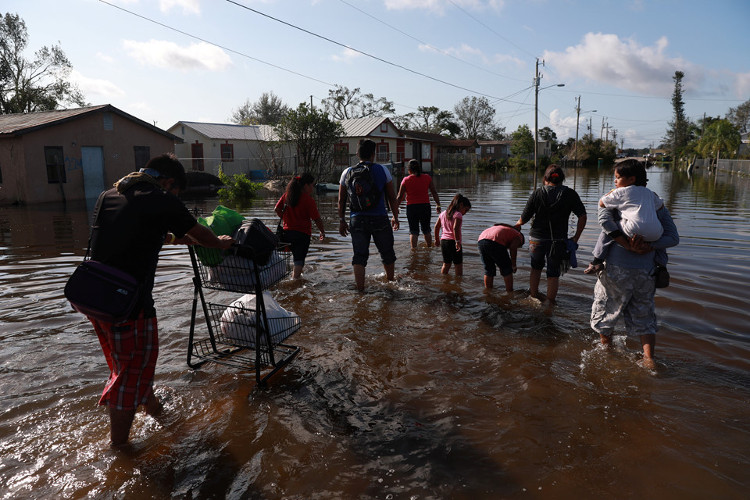 Picture 8 of Florida after super typhoon century Irma: Dark, flooding and ruin