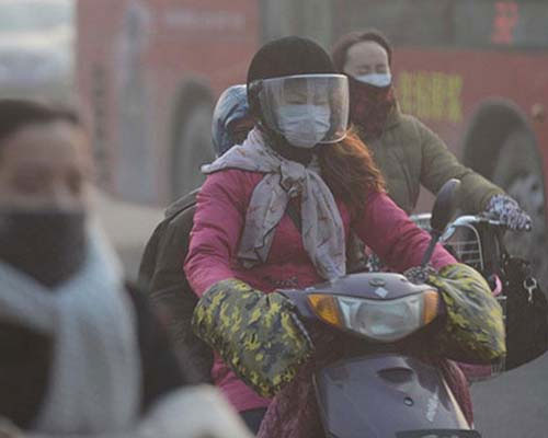Picture 9 of Fog, dust and smoke covering China