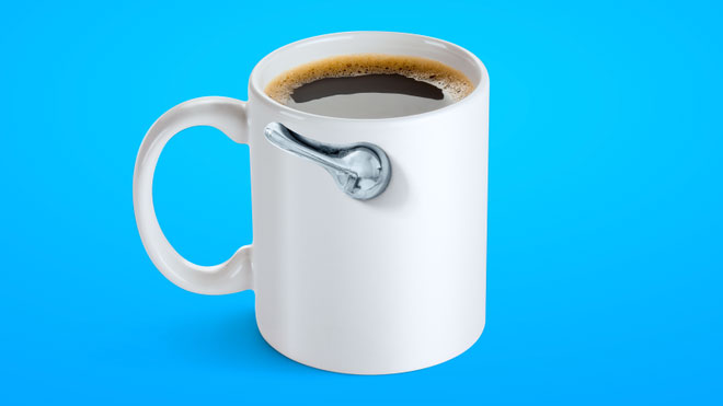 Picture 1 of For every 3 people who drink coffee, there is 1 sad person defecating: Why is that?