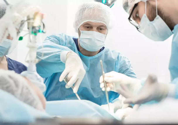 Picture 1 of For the first time in the UK, the fetus is operated on while still in the womb