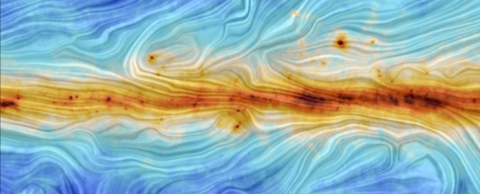 Picture 1 of For the first time, the magnetic field connecting the two galaxies was observed