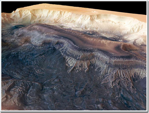 Picture 2 of For the first time, three-dimensional images of Mars surface were published