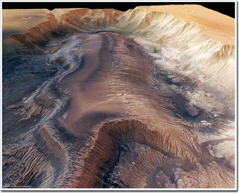 Picture 3 of For the first time, three-dimensional images of Mars surface were published