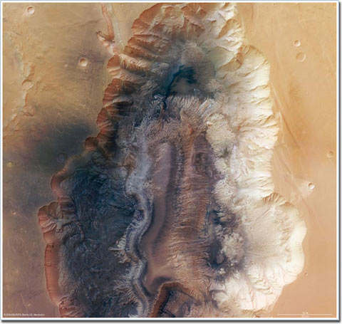 Picture 4 of For the first time, three-dimensional images of Mars surface were published
