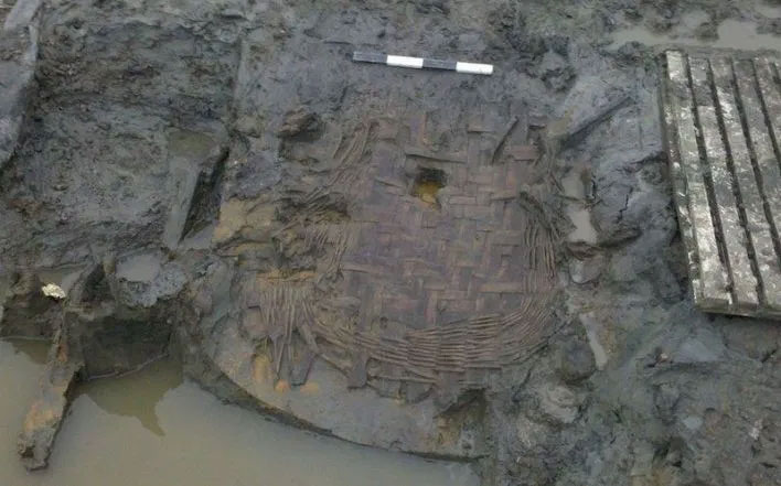 Picture 2 of Found 1,700 year old chicken eggs intact