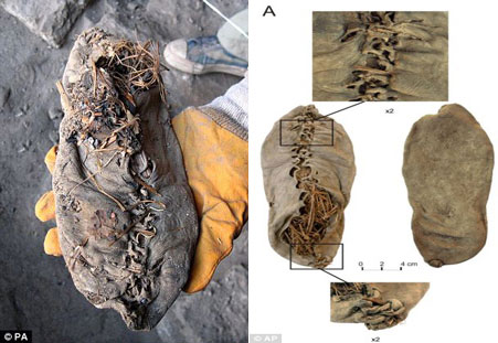 Picture 1 of Found 'brand name' shoes 5,500 years old