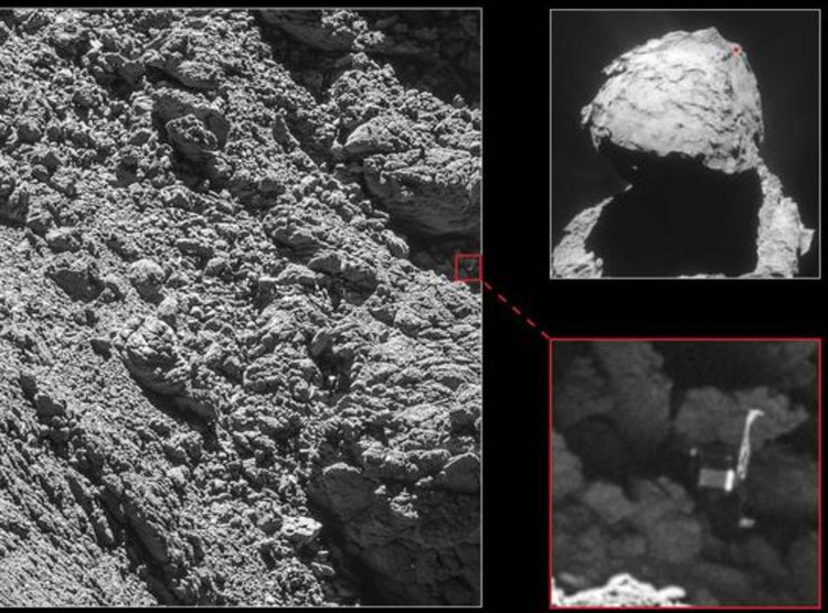 Picture 1 of Found exploration robots stuck for two years on comets
