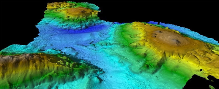 Picture 1 of Found the world missing the bottom of the Pacific Ocean