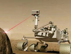 Picture 1 of France developed a laser device to analyze the surface of Mars