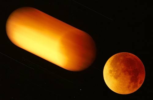Full moon eclipse on August 28, 2007 images 1
