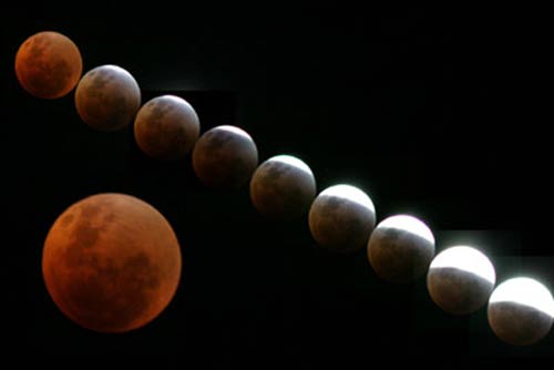Full moon eclipse on August 28, 2007 images 4