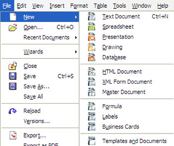 Picture 2 of Get familiar with the OpenOffice editing program